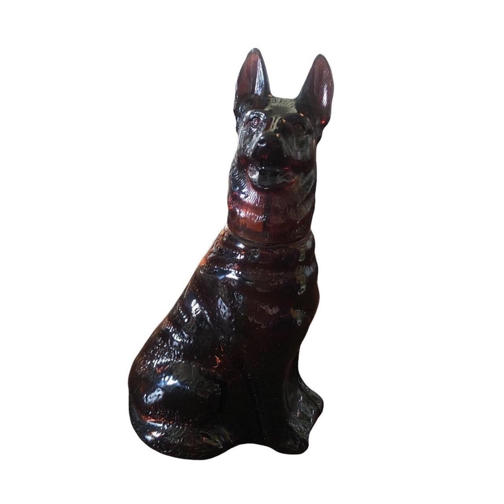 70s Avon German Shepard Bottle